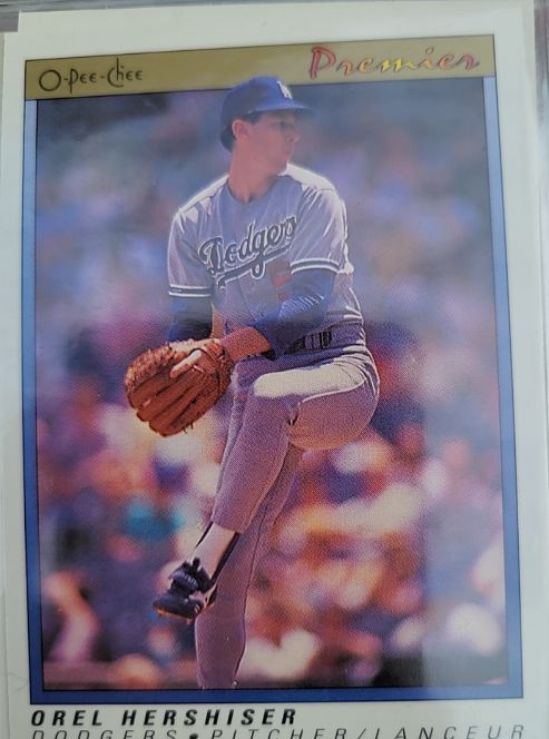 1991 O-Pee-Chee Premier #64 Orel Hershiser — front