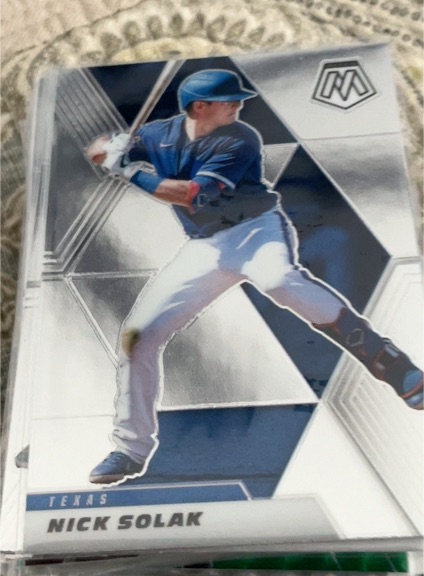 2021 Panini Mosaic #104 Nick Solak — front
