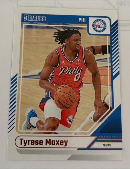 2024-25 Panini Donruss #192 Tyrese Maxey — front