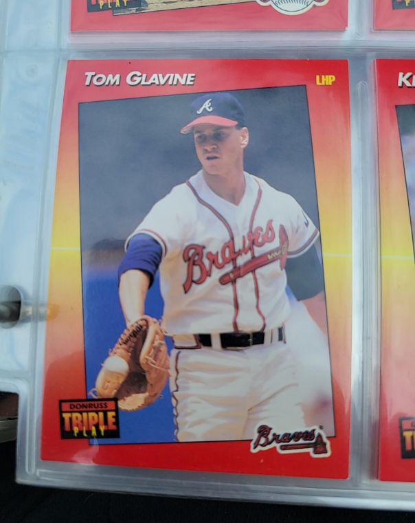 1992 Donruss Triple Play #7 Tom Glavine — front