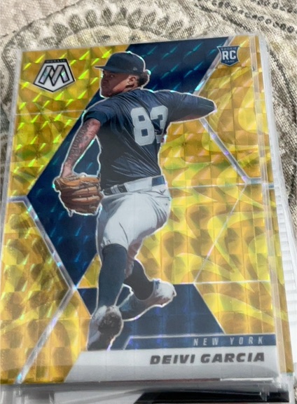 2021 Panini Mosaic #215 Deivi Garcia — front