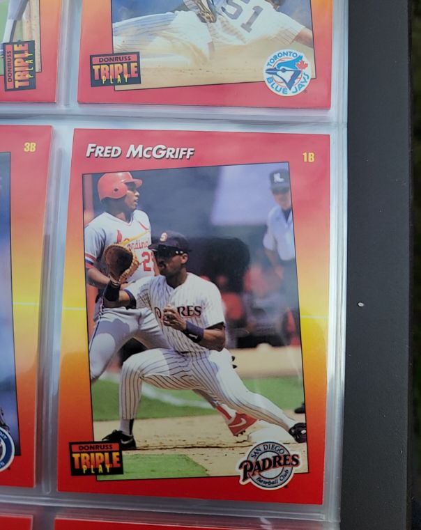 1992 Donruss Triple Play #87 Fred McGriff — front
