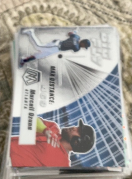 2021 Panini Mosaic #BF3 Marcell Ozuna Big Fly — front