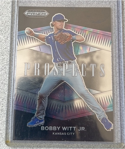2021 Panini Prizm Draft Picks Prospects #P-BW Bobby Witt Jr. — front