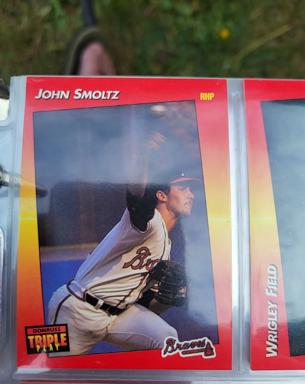 1992 Donruss Triple Play #172 John Smoltz — front