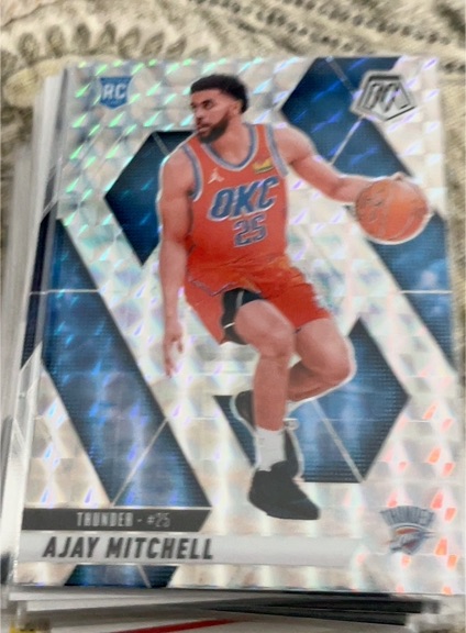 2024-25 Panini Mosaic #204 Ajay Mitchell — front