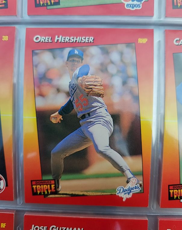 1992 Donruss Triple Play #212 Orel Hershiser — front