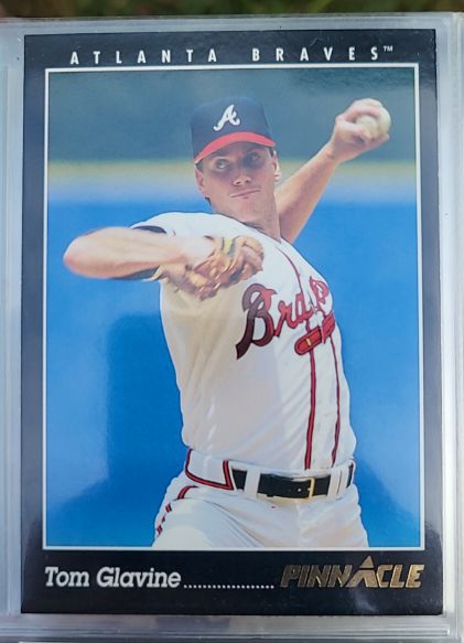 1993 Pinnacle #90 Tom Glavine — front
