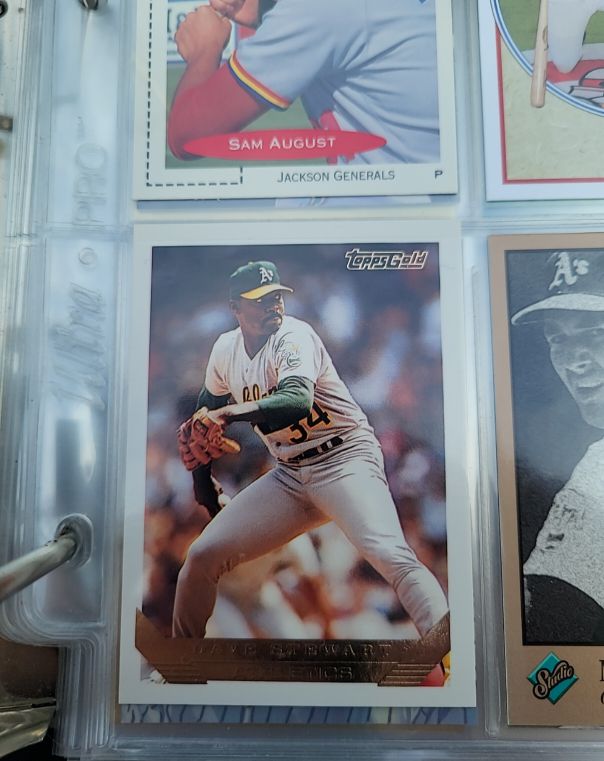 1993 Topps Gold #731 Dave Stewart — front