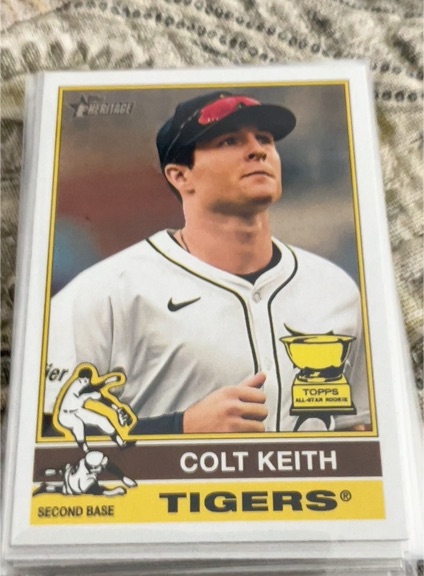 2025 Topps Heritage #255 Colt Keith — front
