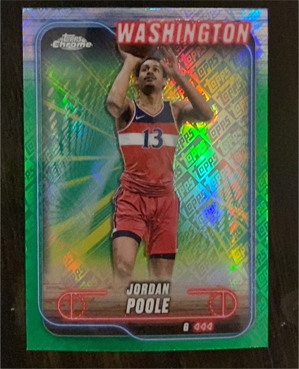 2024-25 Topps Chrome #8 Jordan Poole — front
