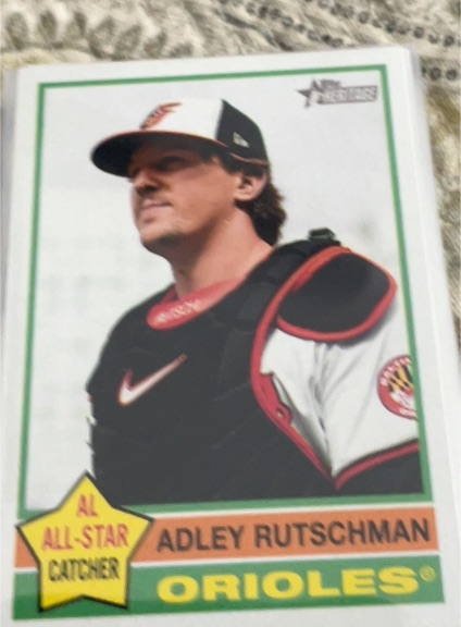 2025 Topps Heritage #294 Adley Rutschman — front