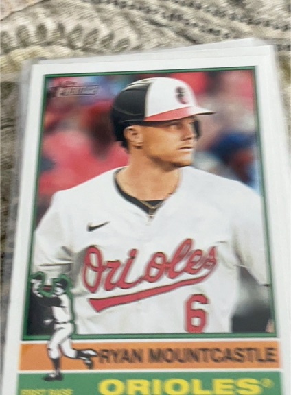2025 Topps Heritage #27 Ryan Mountcastle — front