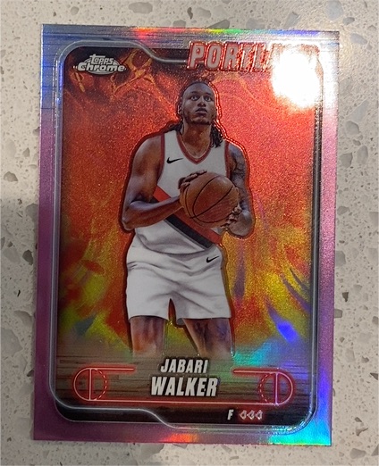 2024-25 Topps Chrome #67 Jabari Walker — front