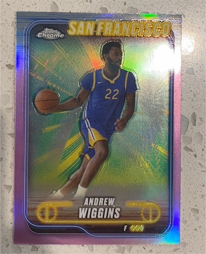 2024-25 Topps Chrome #155 Andrew Wiggins — front