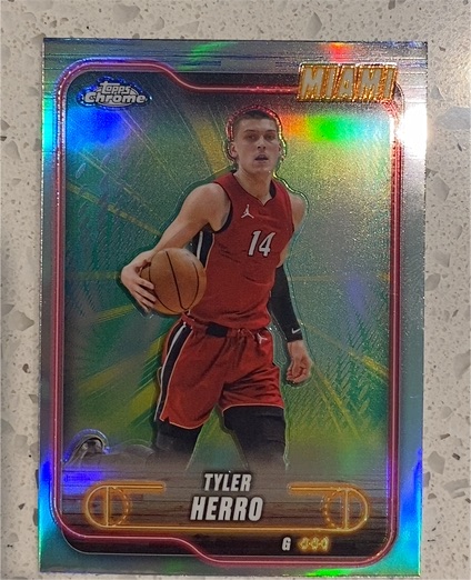 2024-25 Topps Chrome #79 Tyler Herro — front