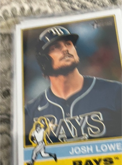 2025 Topps Heritage #228 Josh Lowe — front