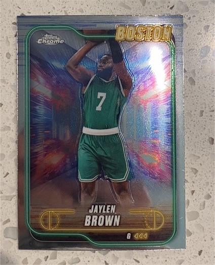 2024-25 Topps Chrome #6 Jaylen Brown — front