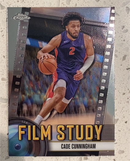 2024-25 Topps Chrome Basketball Film Study #FS-11 Cade Cunningham — front