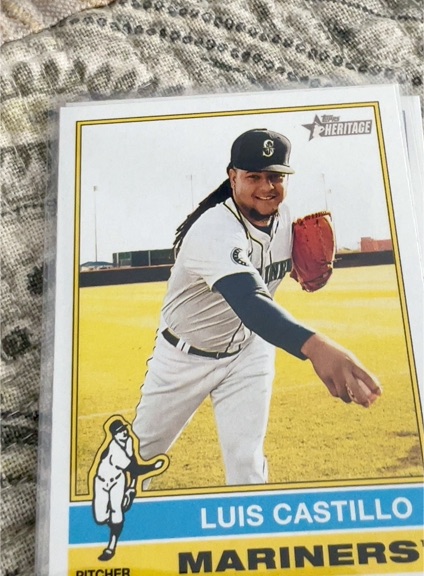 2025 Topps Heritage #173 Luis Castillo — front