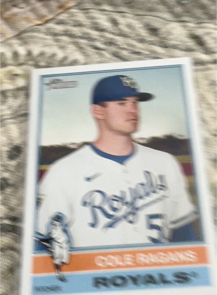 2025 Topps Heritage #187 Cole Ragans — front