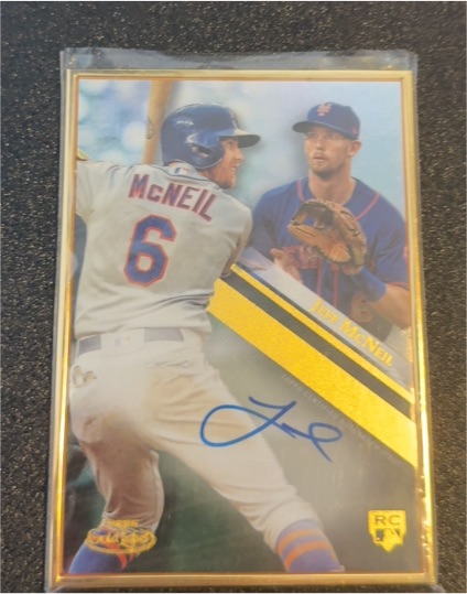 2019 Topps Gold Label #GLA-JM Jeff McNeil — front