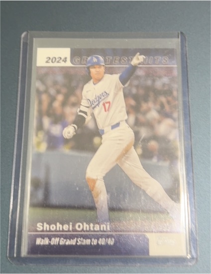 2025 Topps Series 1 #GH-23 Shohei Ohtani 2024 Greatest Hits Insert Dodgers — front