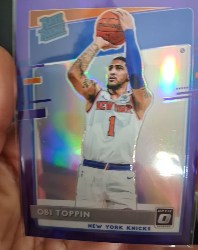 2020-21 Donruss Optic #158 Obi Toppin — front