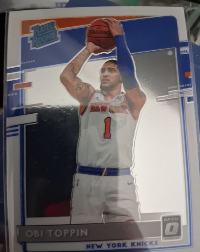 2020-21 Donruss Optic #158 Obi Toppin — front