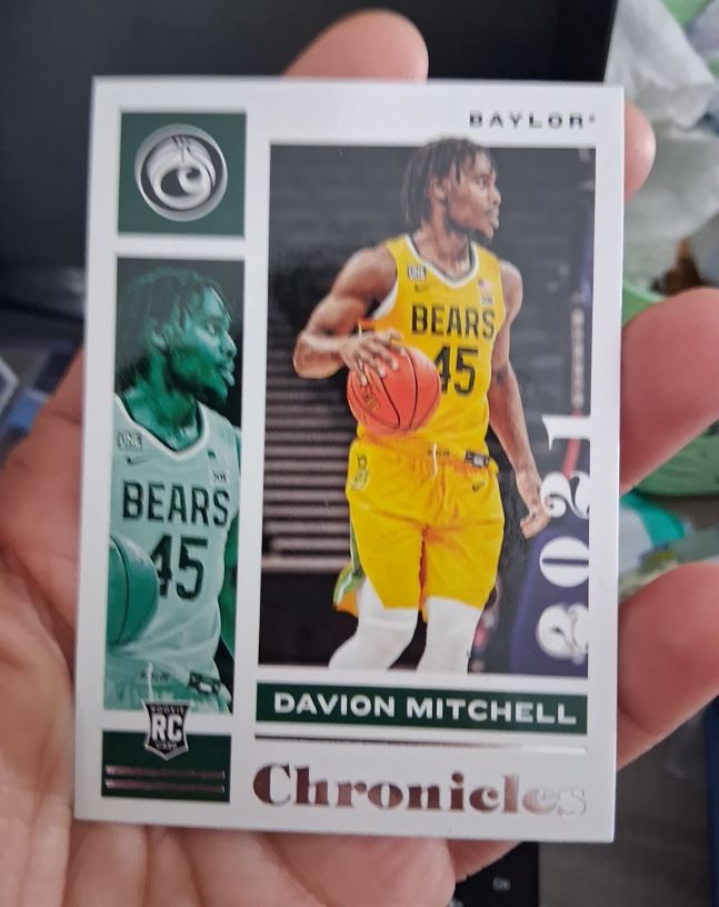 2021 Panini Chronicles Draft Picks #10 Davion Mitchell RC Baylor Bears — front