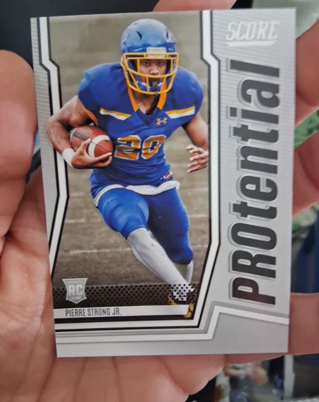 2022 Panini Score #P-PS Pierre Strong Jr. PROtential — front