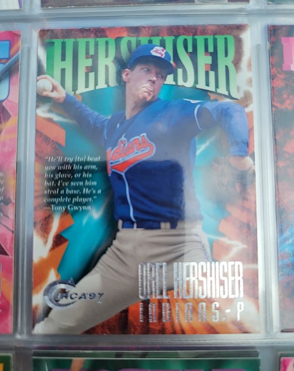 1997 Fleer Circa #193 Orel Hershiser — front