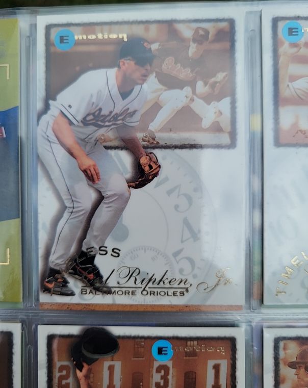 1995 Fleer Emotion Timeless #11 Cal Ripken Jr. — front