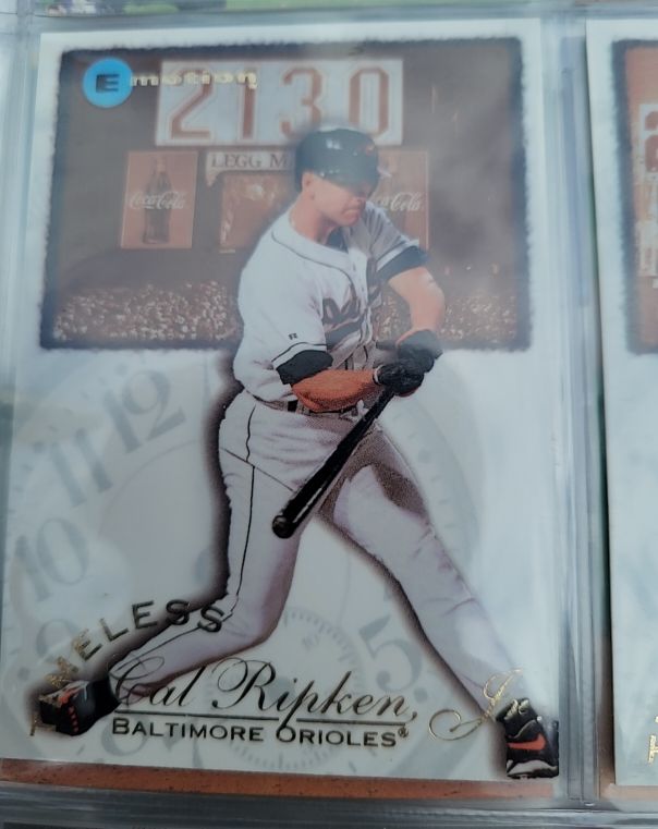 1995 Fleer Emotion Timeless #13 Cal Ripken Jr. — front