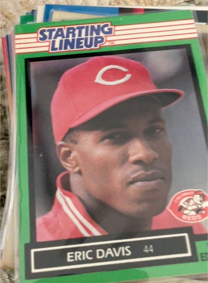 1989 Kenner Starting Lineup #NNO Eric Davis — front