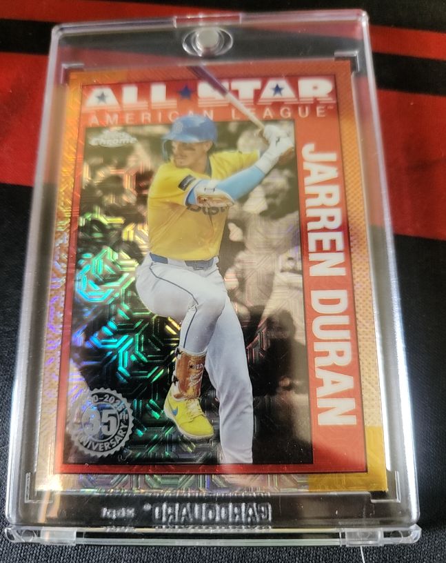 2025 Topps Series 2 1990 Chrome Silver Pack All-Stars #90ASC-45 Jarren Duran — front