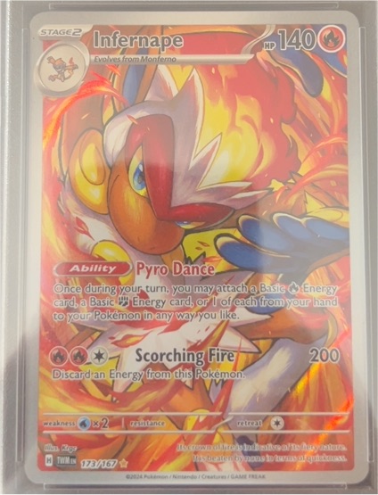 2024 Pokémon Twilight Masquerade #173 Infernape — front