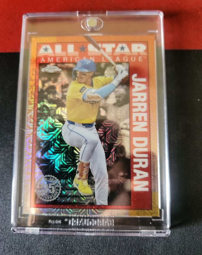2025 Topps Series 2 #90ASC-45 Jarren Duran All-Star Mojo Chrome — front