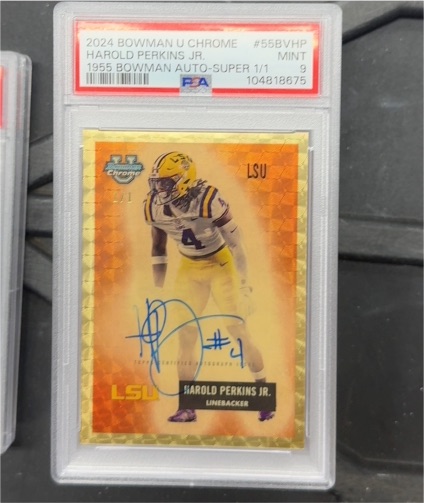 2024 Bowman U Chrome #55BVHP Harold Perkins Jr. — front