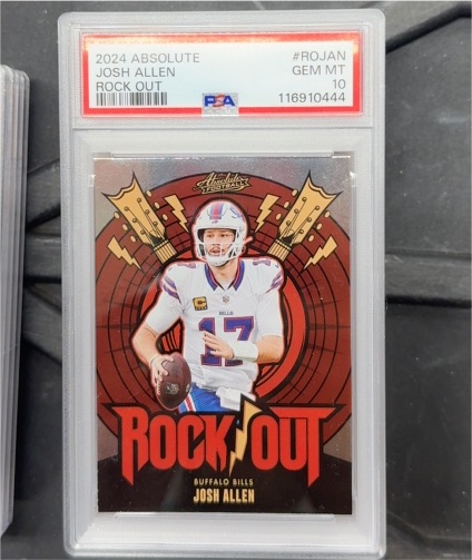 2024 Panini Absolute Football #RO-JAN Josh Allen Rock Out — front