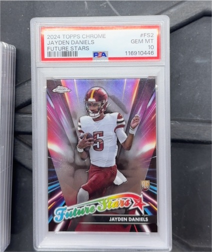 2024 Topps Chrome #FS-2 Jayden Daniels Future Stars — front