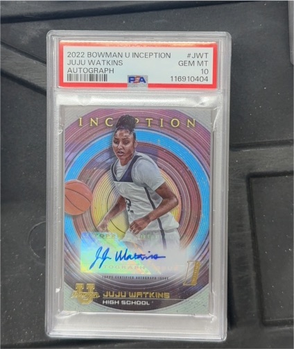 2022 Bowman U Inception #JWT Juju Watkins — front