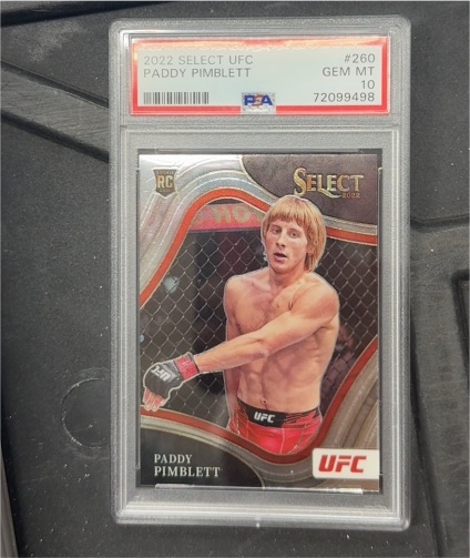 2022 Panini Select UFC #260 Paddy Pimblett — front