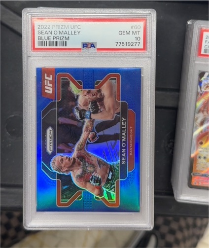 2022 Panini Prizm UFC #60 Sean O'Malley Blue Prizm — front