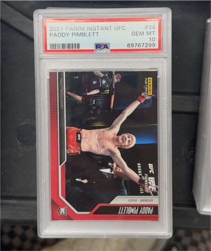 2021 Panini Instant UFC #34 Paddy Pimblett — front