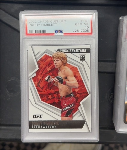 2022 Panini Chronicles UFC #181 Paddy Pimblett — front