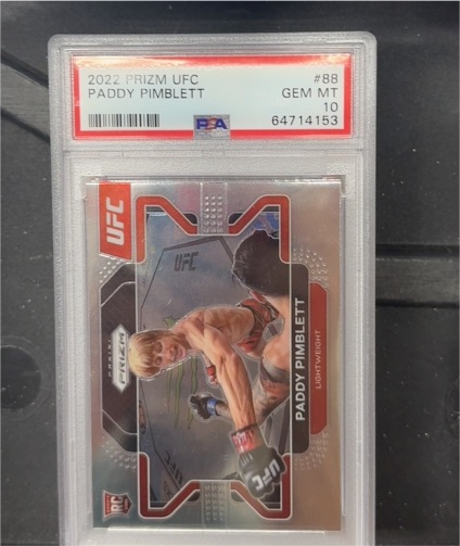 2022 Panini Prizm UFC #88 Paddy Pimblett — front