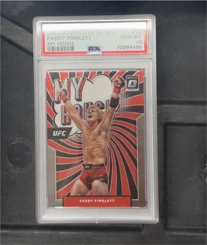 2022 Panini Donruss Optic UFC #22 Paddy Pimblett My House — front