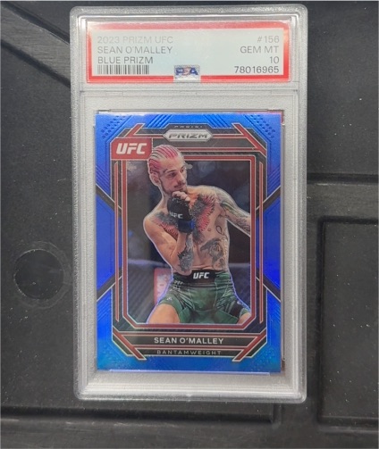 2023 Panini Prizm UFC #156 Sean O'Malley Blue Prizm — front
