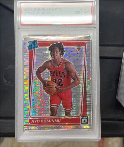 2021 Donruss Optic #171 Ayo Dosunmu — front